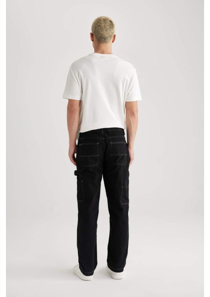 Pantolon Wide Leg Fit Geniş Kalıp Normal Bel Geniş Bol Paça