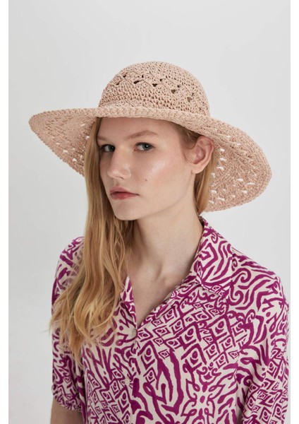 Kadın Hasır Şapka