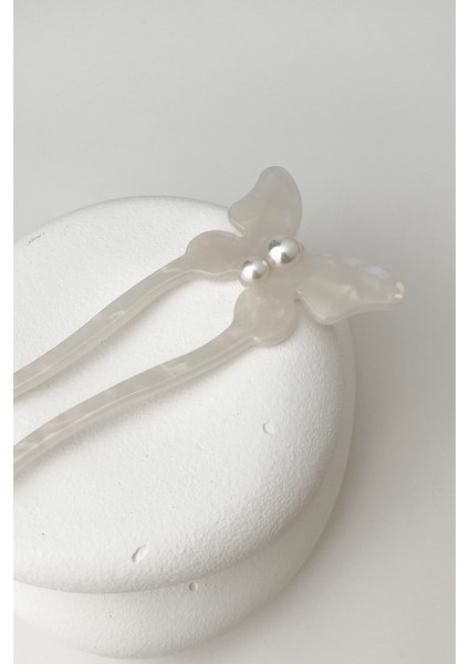 Inci Detay Kelebek Fügürlü Saç Topuz Tokası (15CM) fiyatları