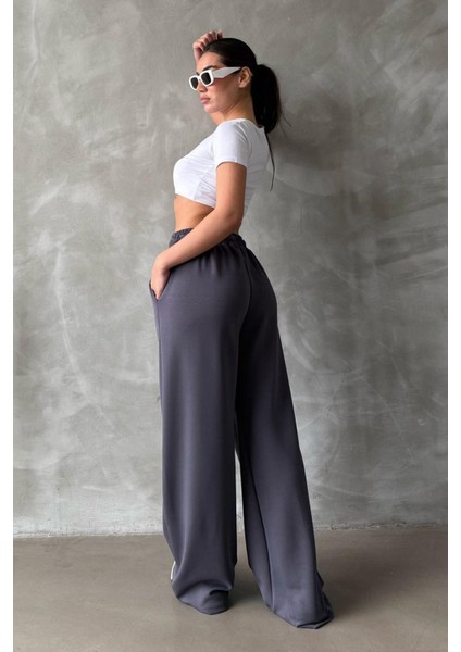 Füme Geniş Paça Modal Kadın Eşofman Altı MG2122 fiyatları