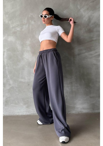 Füme Geniş Paça Modal Kadın Eşofman Altı MG2122 fırsatları