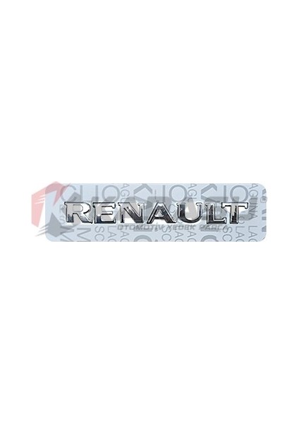 Renault Bagaj Yazı Yeni Model Küçük