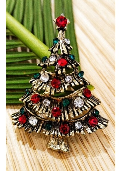 Ağaç Figürlü Broş