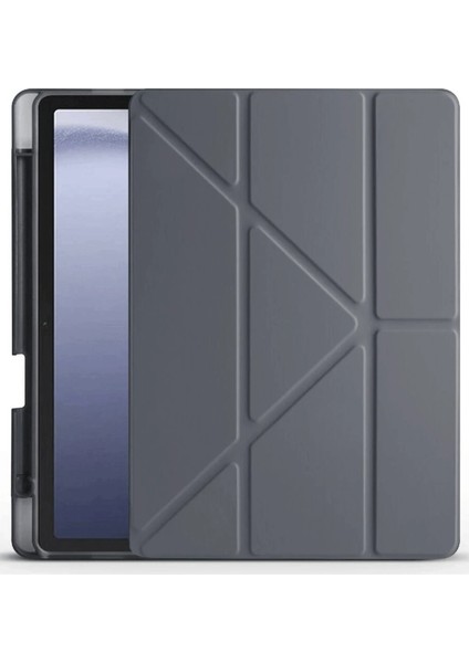 Zengezur Newface Huawei Honor Pad X9 11.5 Kılıf Kalemlikli Mars Tablet Kılıfı - Koyu Gri