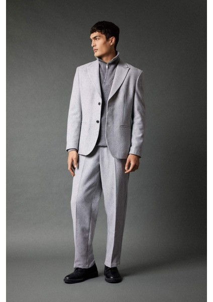 Klasik Pantolon Wide Leg Basic Düz Geniş Bol Paça B9492AX23WN