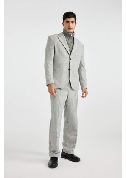 Klasik Pantolon Wide Leg Basic Düz Geniş Bol Paça B9492AX23WN