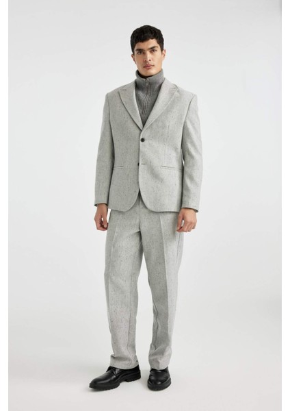 Klasik Pantolon Wide Leg Basic Düz Geniş Bol Paça B9492AX23WN