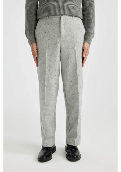 Klasik Pantolon Wide Leg Basic Düz Geniş Bol Paça B9492AX23WN