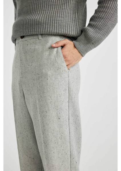 Klasik Pantolon Wide Leg Basic Düz Geniş Bol Paça B9492AX23WN