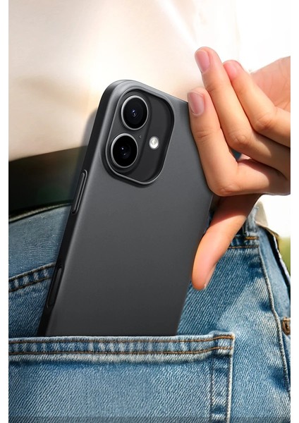 Apple iPhone 17 Slimfit Magsafe Kılıf - Siyah modelleri