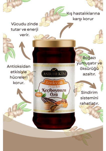 Doğal Zencefilli Propolisli Keçiboynuzu Özü 640 gr fiyatları