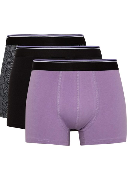 Regular Fit 3'Lü Boxer B7777Ax24Sm