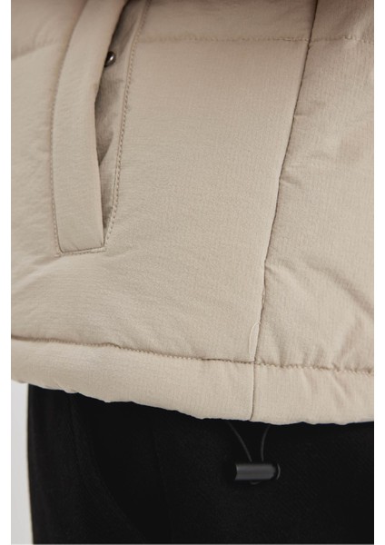 Slim Fit Dar Kesim Polo Yaka Yelek Astarlı Fermuarlı Çıtçıt Kapamalı Cepli Mevsimlik Hafif B6862AX24SP