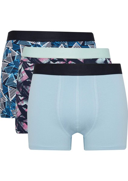 Regular Fit 3'lü Boxer B7898AX24SM