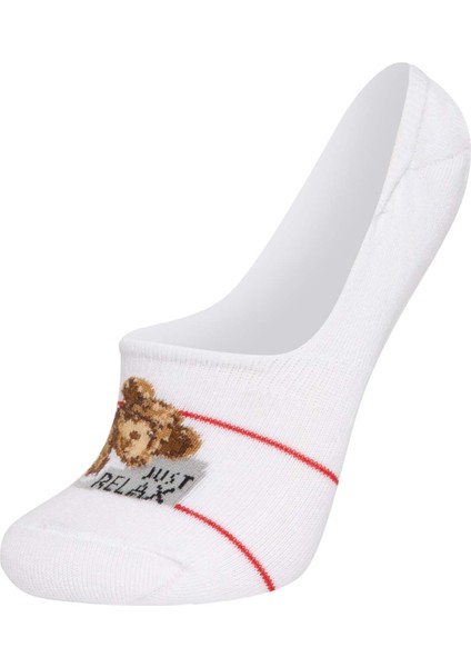 Kadın 3'lü Pamuklu Babet Çorap B6067AXNS