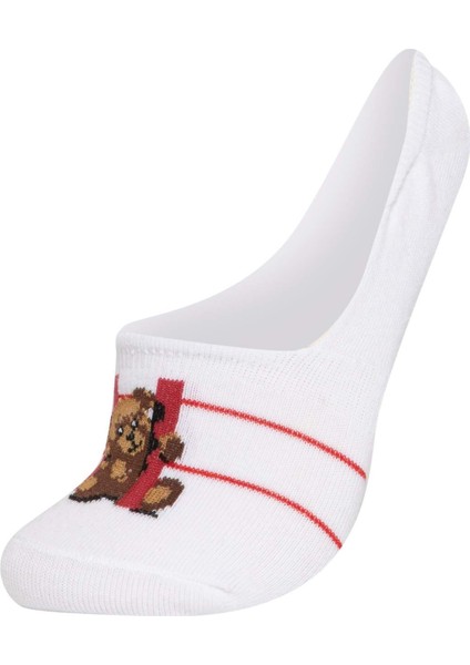 Kadın 3'lü Pamuklu Babet Çorap B6067AXNS