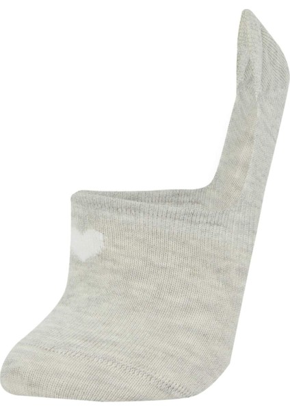 Kadın 3'lü Pamuklu Babet Çorap B6063AXNS