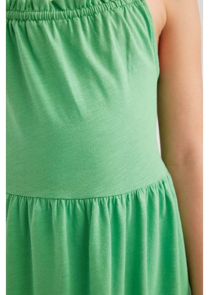 Kız Çocuk Askılı Elbise B4466A824SM