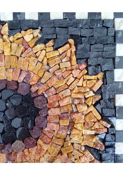 Ayçiçeği Mozaik Taş Tablo