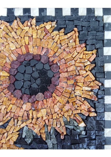 Ayçiçeği Mozaik Taş Tablo indirimleri