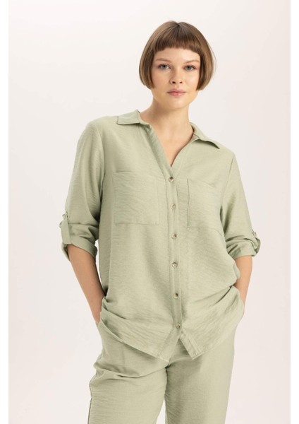Regular Fit Uzun Kollu Gömlek M9407AZ24SP