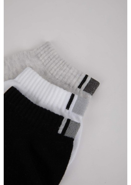 Erkek 3'lü Pamuklu Patik Çorap C0111AXNS