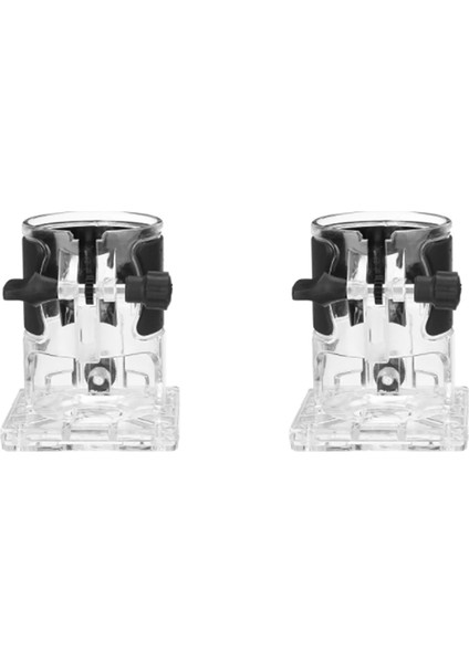 2x Düzeltici Makine Tabanı Ahşap Işleme Kesici Elektrikli Düzeltici Makine Tabanı Güç Alet Aksesuarları Dalma Yönlendirici Tabanı (Yurt Dışından)