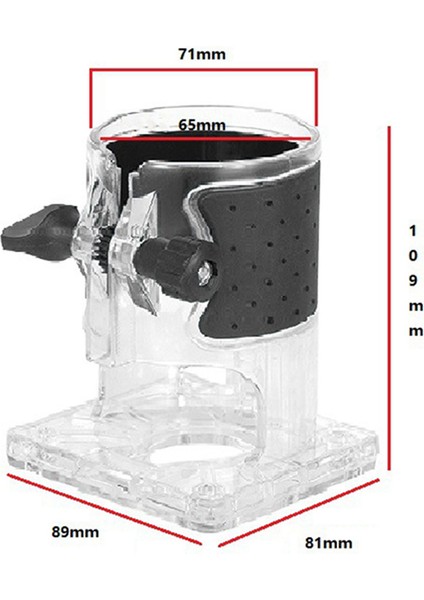 2x Düzeltici Makine Tabanı Ahşap Işleme Kesici Elektrikli Düzeltici Makine Tabanı Güç Alet Aksesuarları Dalma Yönlendirici Tabanı (Yurt Dışından) fiyatları