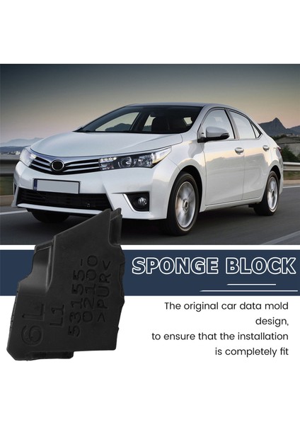 1paır Motor Kapak Tampon Sünger Bloğu 53155-02100 53156-02090 Toyota Corolla Için 14-18 Kaput Yastık Radyatör Sömünü (Yurt Dışından) fırsatları