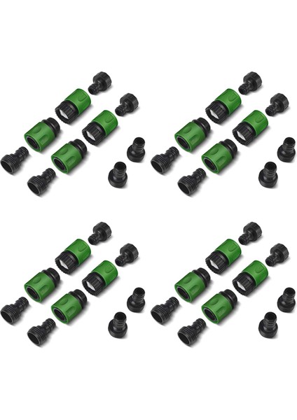 Bahçe Hızlı Bağlantı Serbest Bırakma Su Hortum Bağlantıları Plastik Konektörler, Erkek ve Kadın 3/4 Inç Gt 40 Pcs (Yurt Dışından)