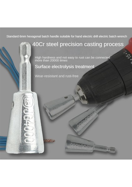 2x Elektrikçi Twist Birleştirme Teli Paralellik Cihaz Terminali Elektrikli Matkaplar Için Hızlı Bağlayıcı (Yurt Dışından) fırsatları