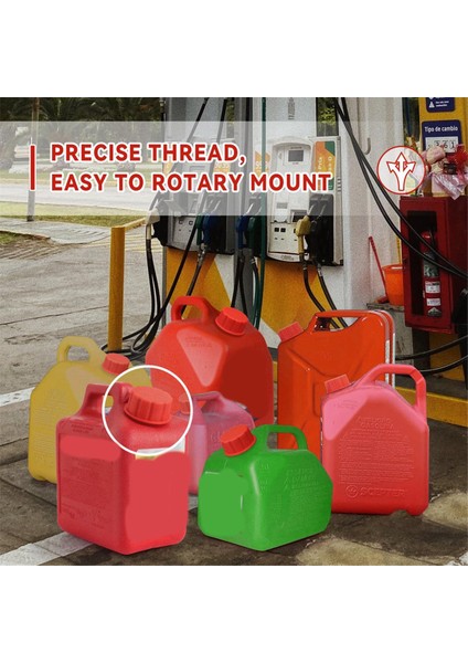 5 Galon Gaz Saplayabilir, Midwest, Briggs ve Stratton Gaz Kutuları Için Benzin Kutuları Için Yedek Kapak (6 Paket) (Yurt Dışından) fırsatları