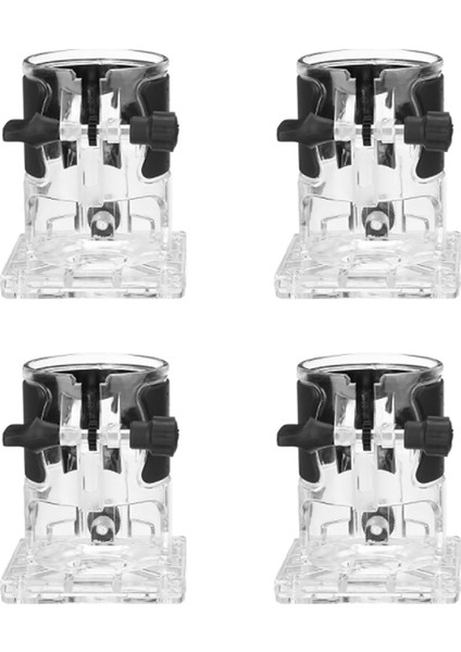 4x Düzeltici Makine Taban Ağaç Işleme Kesici Elektrik Düzeltme Makinesi Taban Elektrikli Alet Aksesuarları Dalma Yönlendirici Taban (Yurt Dışından)