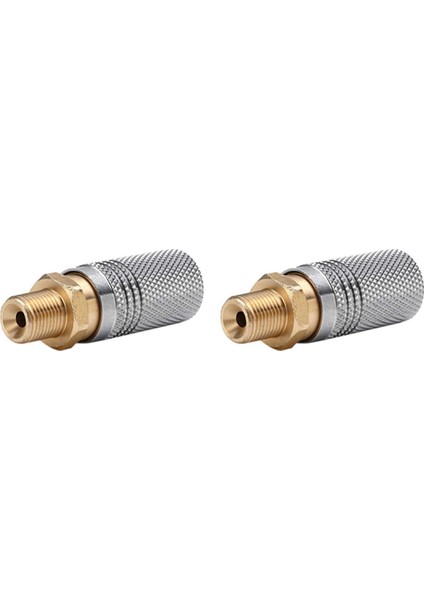 2x Metal Genişletilmiş Pcp Hava Şarjı Hızlı Serbest Bırakma Adaptör Soketi 1/8 Bsp Takım Aksesuarları (Yurt Dışından)