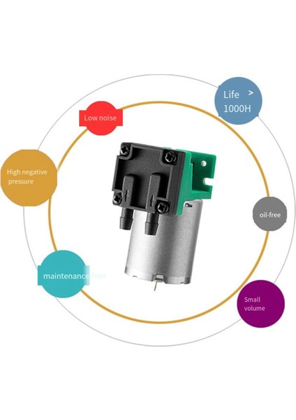 12V 1.6lpm Mini Vakum Şişirme Şanzıman Pompası Diyafram Hava Pompası Voc Örnek Aleti (Yurt Dışından) fiyatları