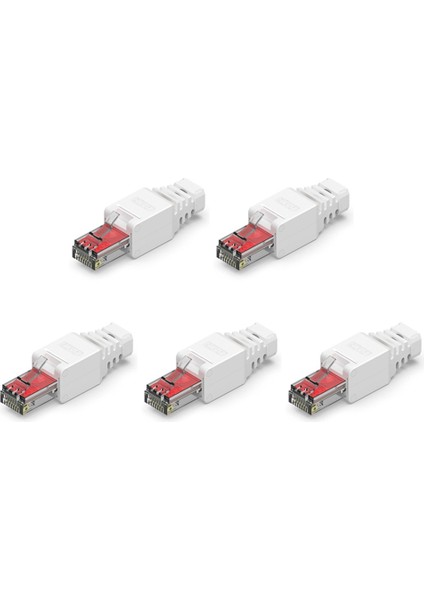 5 Pcs RJ45 Tel-Punch Ethernet Fiş Kolay Dıy Network Feshedilmesi, Masaüstü Yönlendiriciler ve Anahtarlar Için Ceza Çıkma Gerektirmez (Yurt Dışından)