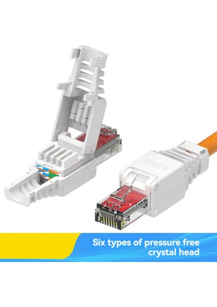 5 Pcs RJ45 Tel-Punch Ethernet Fiş Kolay Dıy Network Feshedilmesi, Masaüstü Yönlendiriciler ve Anahtarlar Için Ceza Çıkma Gerektirmez (Yurt Dışından) fiyatları