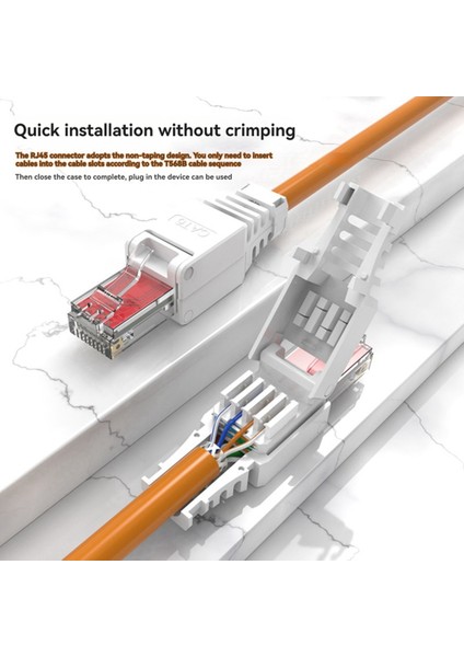 5 Pcs RJ45 Tel-Punch Ethernet Fiş Kolay Dıy Network Feshedilmesi, Masaüstü Yönlendiriciler ve Anahtarlar Için Ceza Çıkma Gerektirmez (Yurt Dışından) indirimleri