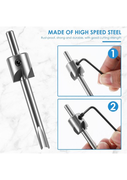 8 Adet Kalem Namlu Düzeltici Kiti Yüksek Hızlı Çelik Kalem Fabrikası 3/4inch Kesme Kafası Ağaç Fabrikası Fabrikası Düzeltici Kesici (Yurt Dışından) fiyatları