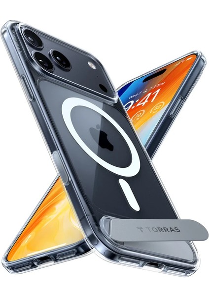 Apple iPhone 17 Pro Max P Stand Serisi Magsafe Kılıf - Şeffaf fiyatları