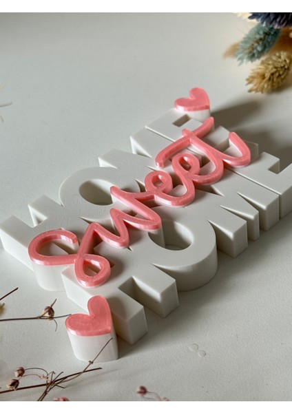 Home Sweet Home – Dekoratif Kahve Köşesi - Duvar Panosu - Rustik Duvar Süsü -Farklı Renk Seçenekleriyle modelleri