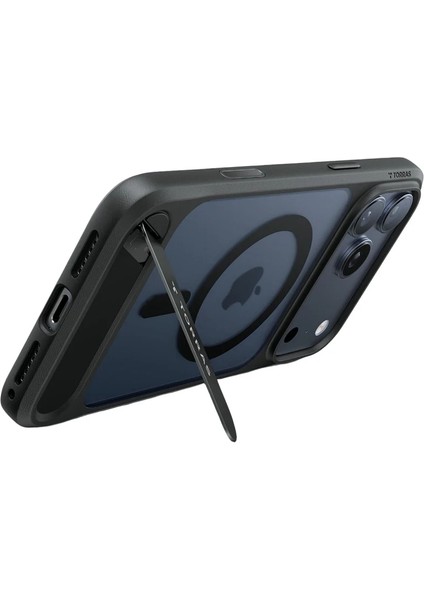 Apple iPhone 17 Pro Max P Stand Serisi Magsafe Kılıf - Siyah modelleri