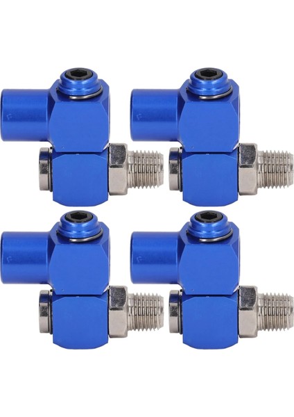 Yeni 1/4in Npt Döner Hava Takma Hortum Konnektörü 360 ° Dönen Pnömatik Takım Adaptörü 150PSI (4pcs) (Yurt Dışından)