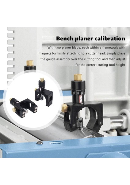 2x Ayarlanabilir Planer Bıçak Kesici Kalibratör Ayarı Jig Gauge Ahşap Işleme Aracı (Yurt Dışından) modelleri