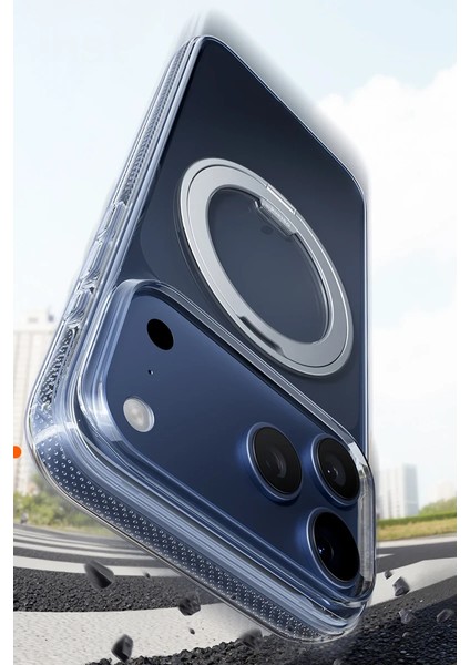 Apple iPhone 17 Air O Stand R Fitness Serisi Magsafe Kılıf - Şeffaf fırsatları