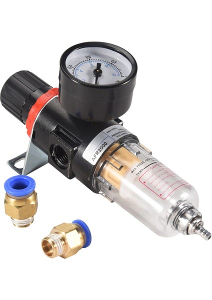 Hava Filtresi Basınç Regülatörü 1/4 Inç AFR2000 Su Ayırıcısı Hava Aracı 10 mm Konektörlü Kompresör Filtresi (Yurt Dışından) modelleri