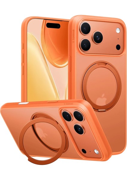 Apple iPhone 17 Pro Max O Stand Pro Serisi Magsafe Kılıf - Turuncu fiyatları