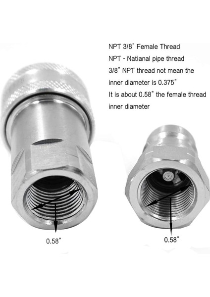 3set 3/8ınch Npt Iplik ISO7241-1A Hidrolik Hızlı Bağlantı Kesik Kesik Kuplör Seti Toz Kapağı ile (Yurt Dışından) fırsatları