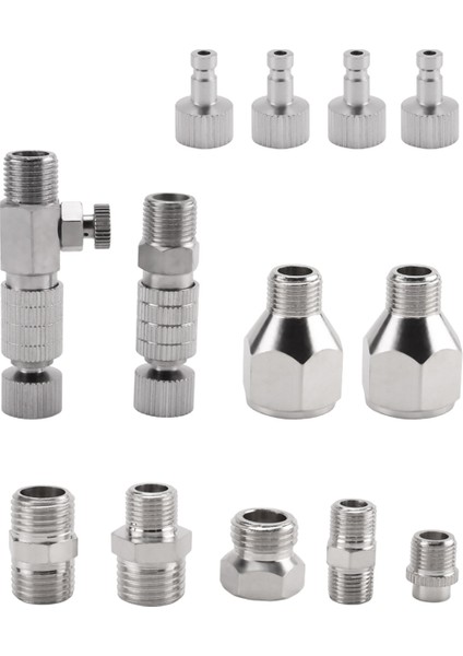 15PCS Airbrush Adaptör Seti Airbrush Hızlı Bırakma Bağlantısı Bağlantısı Bağdaştırıcı Kiti Bağlantı Konnektör Set Kadın Bağlayıcısı (Yurt Dışından) fiyatları