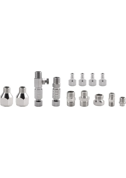 15PCS Airbrush Adaptör Seti Airbrush Hızlı Bırakma Bağlantısı Bağlantısı Bağdaştırıcı Kiti Bağlantı Konnektör Set Kadın Bağlayıcısı (Yurt Dışından) fırsatları